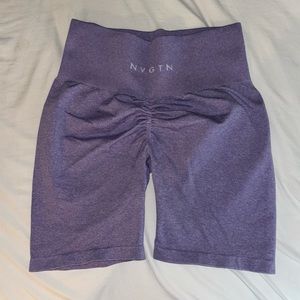 NVGTN scrunch shorts in lilac size S